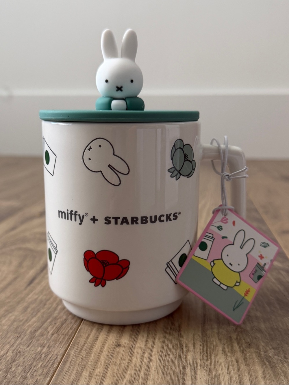 2026 Starbucks x Miffy Ceramic Figure Mug 14oz